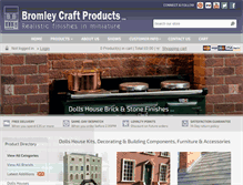 Tablet Screenshot of craft-products.com